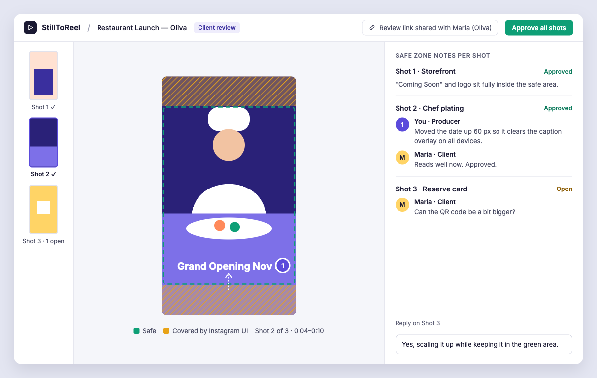 Client review notes